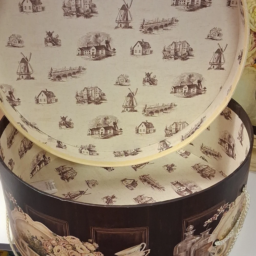 Floral Decorative Storage Boxes - Kathryn White Collection